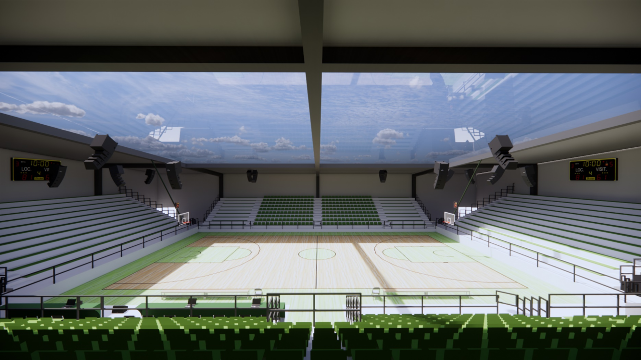 室內(nèi)體育場(chǎng)館（籃球場(chǎng)）