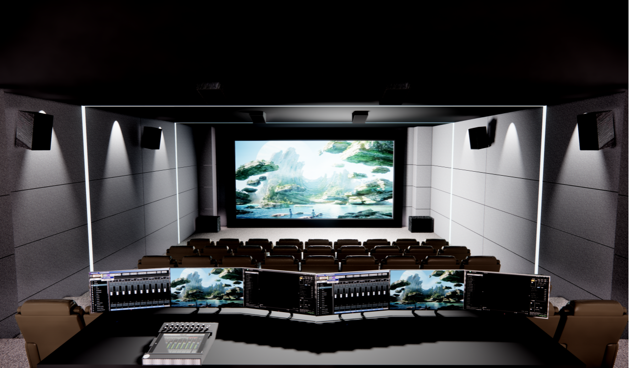 電視臺全景聲LED直視顯示審片室(80m2以上) 電視臺全景聲LED直視顯示審片室(80m2以上)