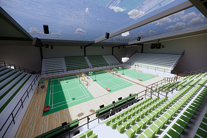 室內(nèi)體育館（羽毛球場）