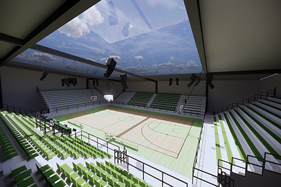 室內(nèi)體育場(chǎng)館（籃球場(chǎng)）